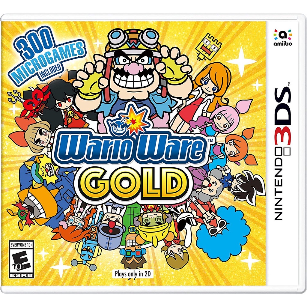GAME NINTENDO 3DS CFW WARIOWARE GOLD