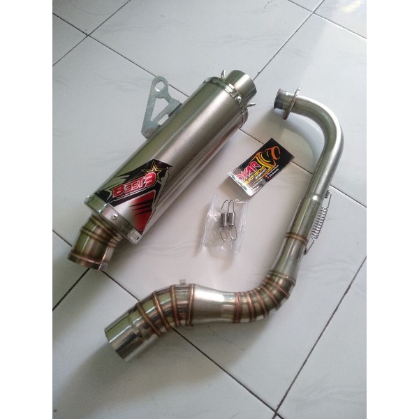 Knalpot racing Best 3 untuk motor Mio sporty mio soul Xeon mio karbu dll
