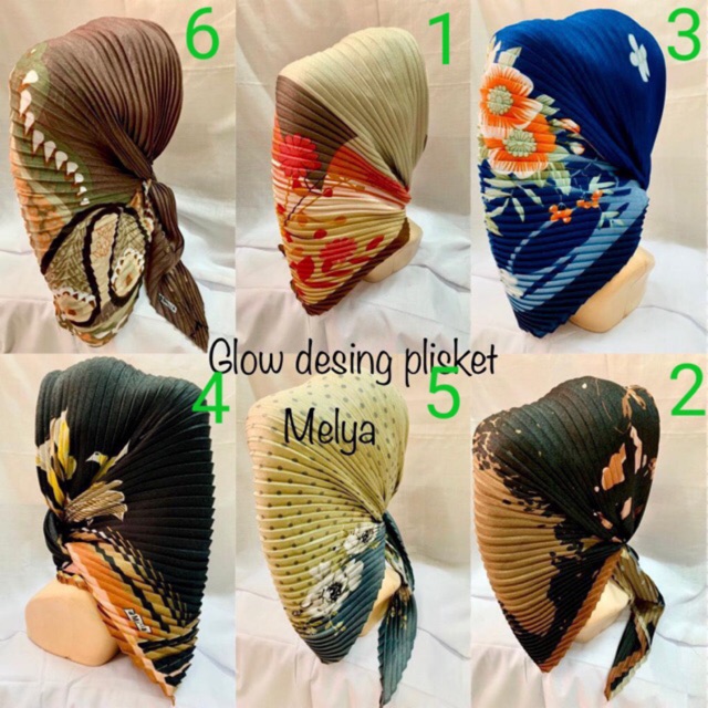 NEW ISI 10 PCS GROSIR Segiempat Glow pliskit Shinar plisket motif Sinar luxury JILBAB KERUDUNG MURAH