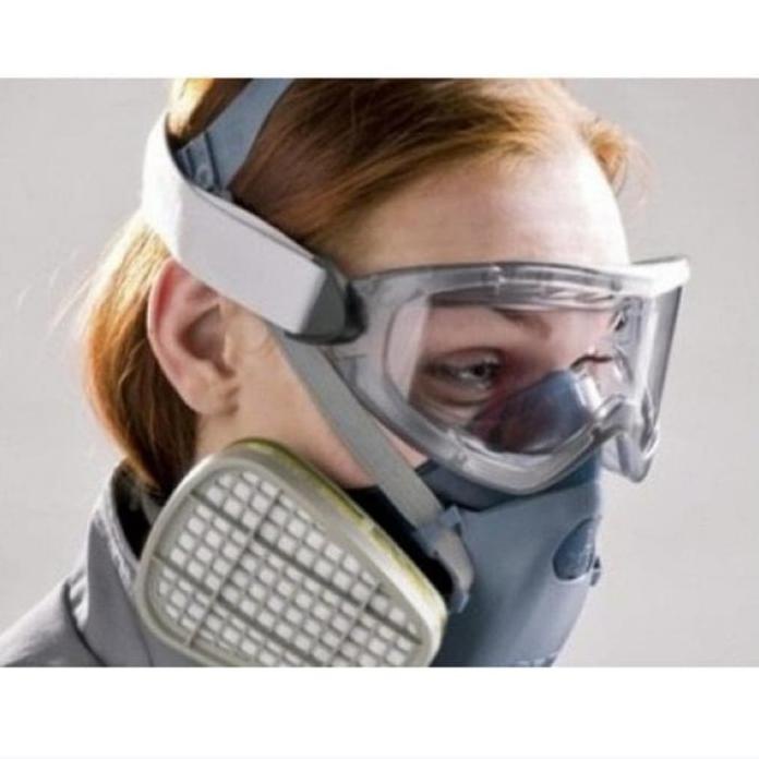 KACAMATA 3M 2890 SAFETY GOGGLES ANTI FOG CLEAR LENS - ANTI VIRUS