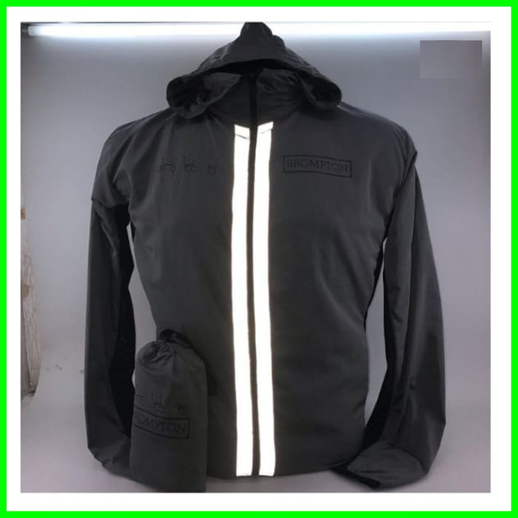 Brompton Jacket - Jaket Sepeda Lipat Brompton - Jaket Sepeda Abu