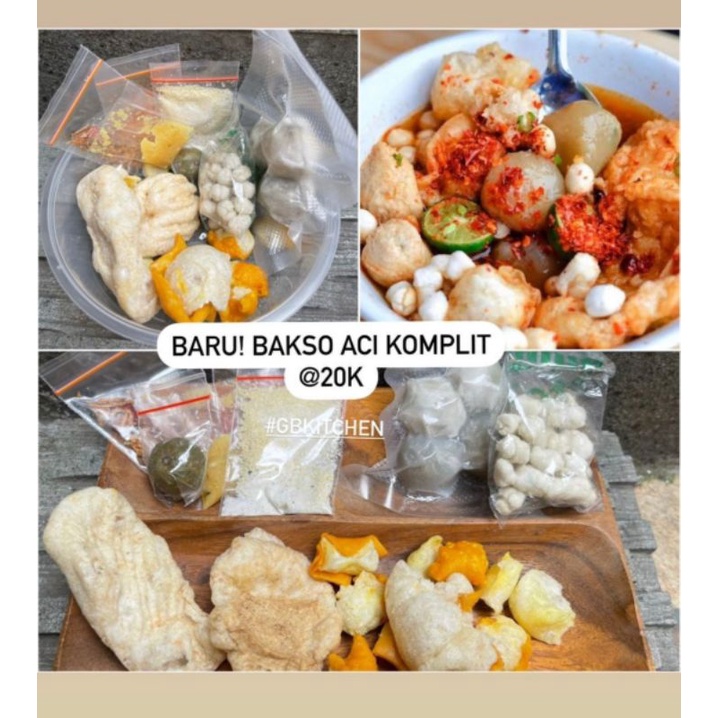PAKET SUKI TOMYAM & BAKSO ACI INSTAN KOMPLIT