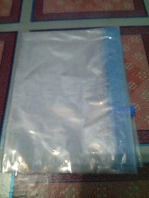 First Project – Plastik Vakum Baju Pakaian Laundry Travel Organizer Compression Vacuum Bag
