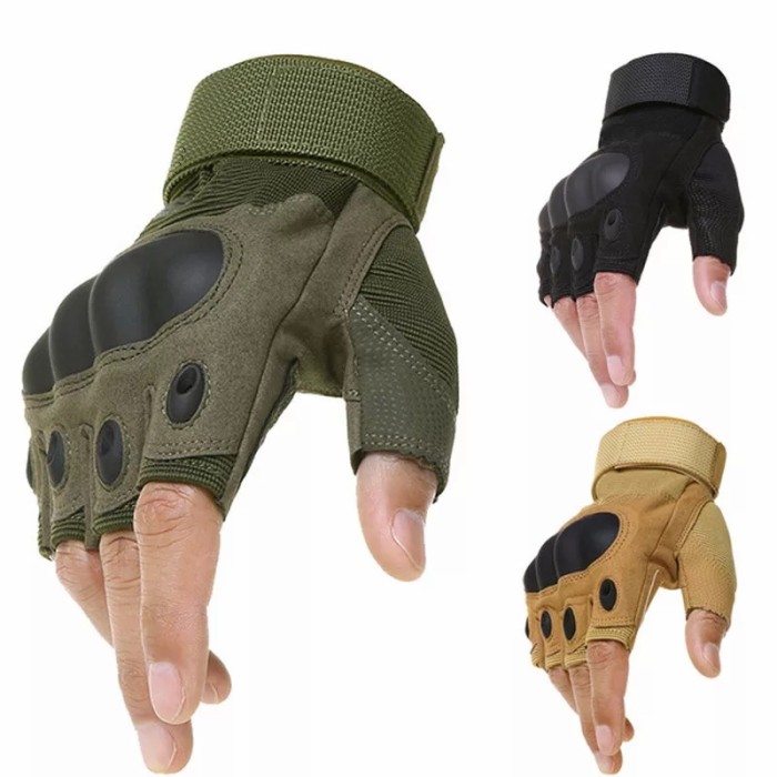SARUNG TANGAN OKLEY PENDEK / TACTICAL GLOVE OKLEY HALF FINGER
