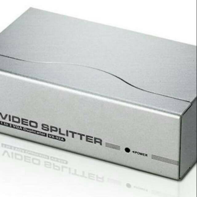 Aten 2 Port Video Splitter (250MHZ) 1920x1440 @60 Hz 65m - VS92A