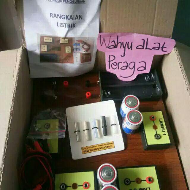Kit Listrik Sd - Rangkaian Listrik Seri Dan Paralel Siswa Sd