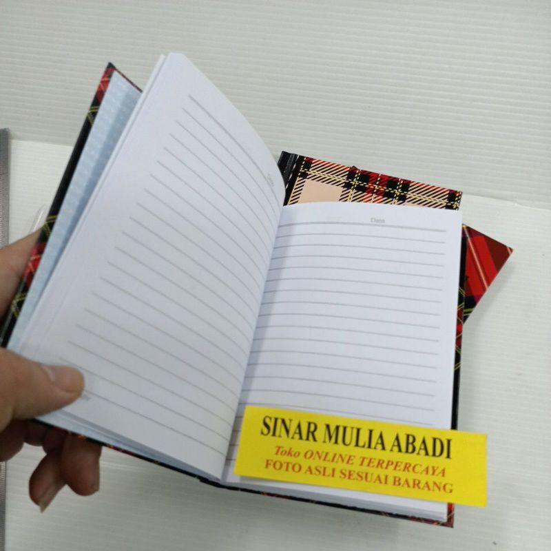 

Buku Size A6 100 lembar Hardcover Oktavo 100