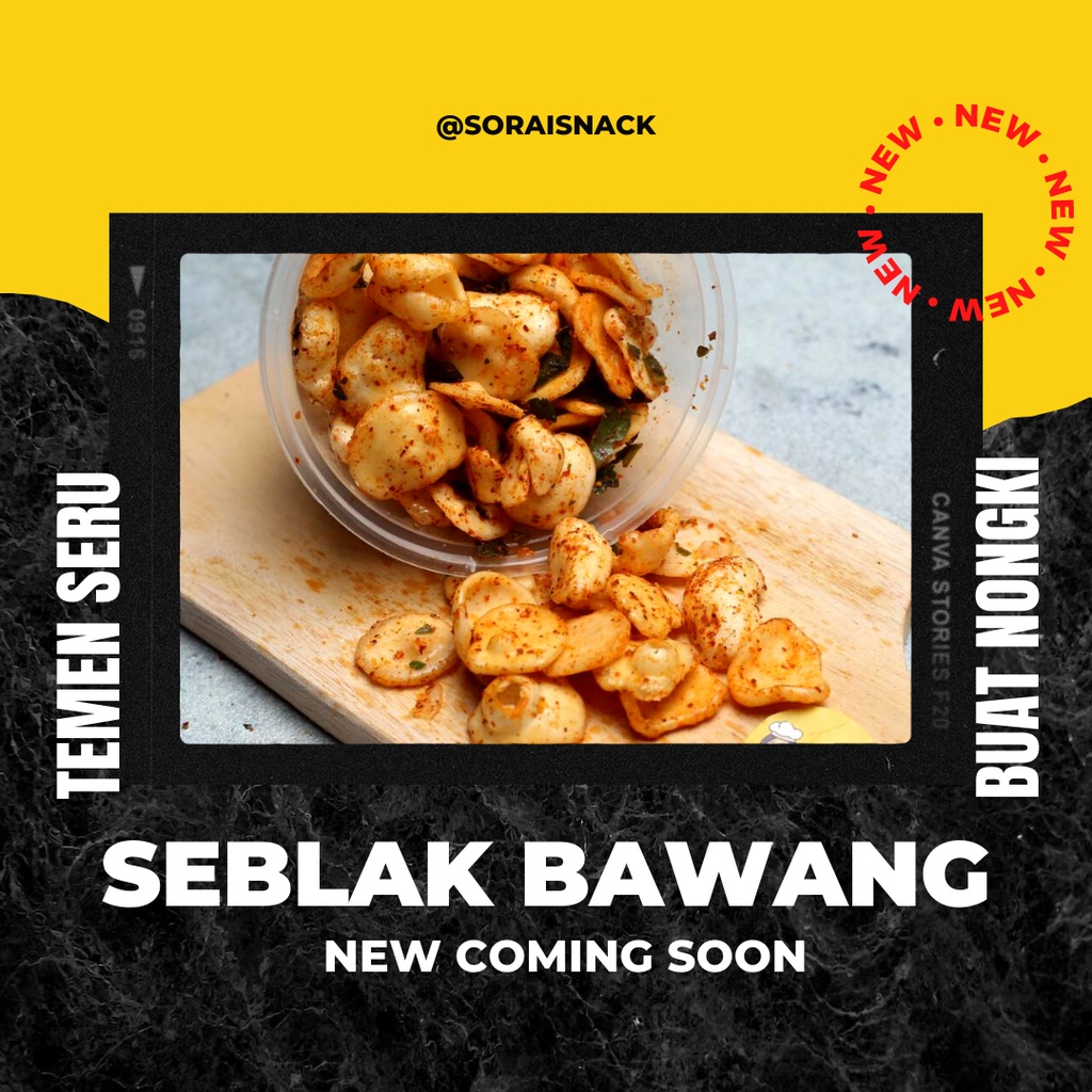 

(Sorai.snack) Seblak Bawang 200 g Aneka rasa|Makaroni |Snack|Jajanan