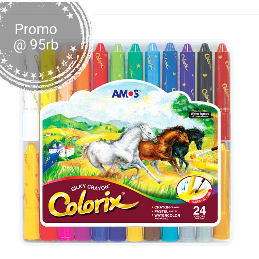 

Crayon 3in1 12 warna Promo