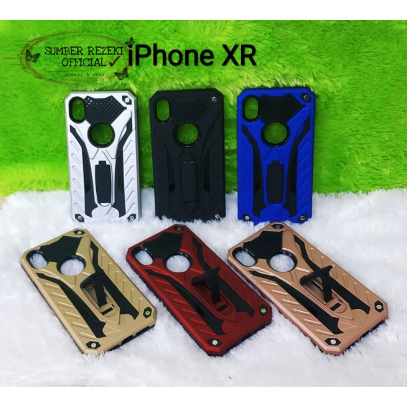 [SR] IPHONE XR Phantom Series Stand Iron Transformer HardCase Robot IPHONE XR