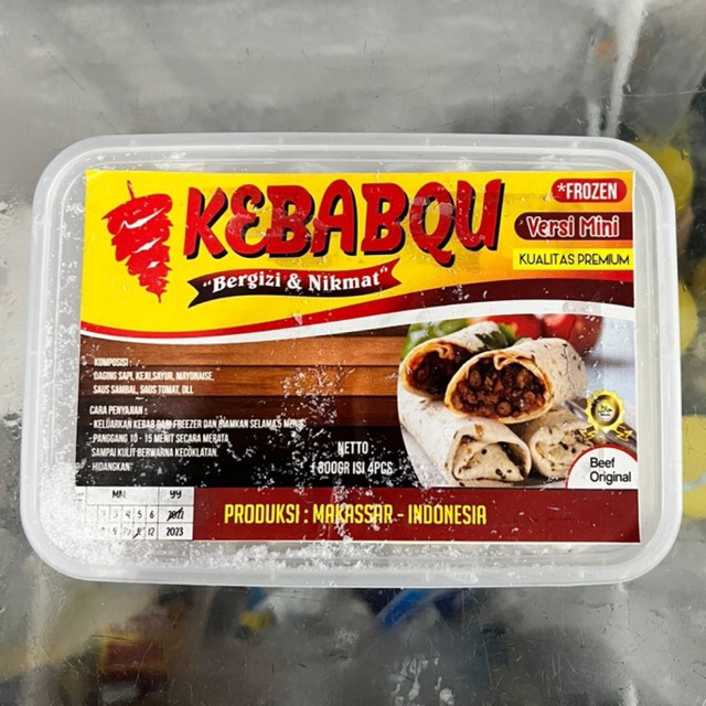 

KEBAB BEEF MINI FROZEN - KEBABQU [HANYA AREA MAKASSAR]