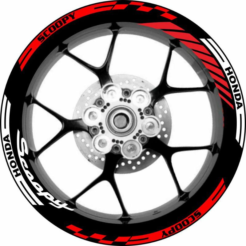 stiker velg scoopy (Ring 12)