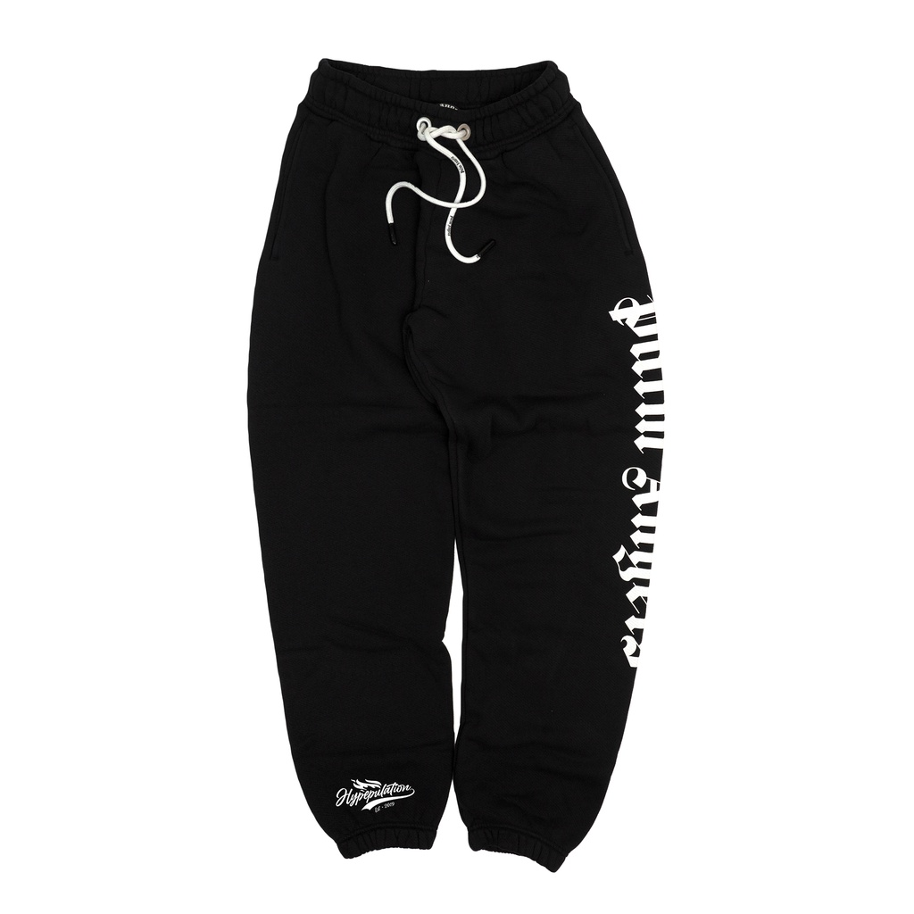 Palm Angels Side Logo Black Sweatpants ORIGINAL