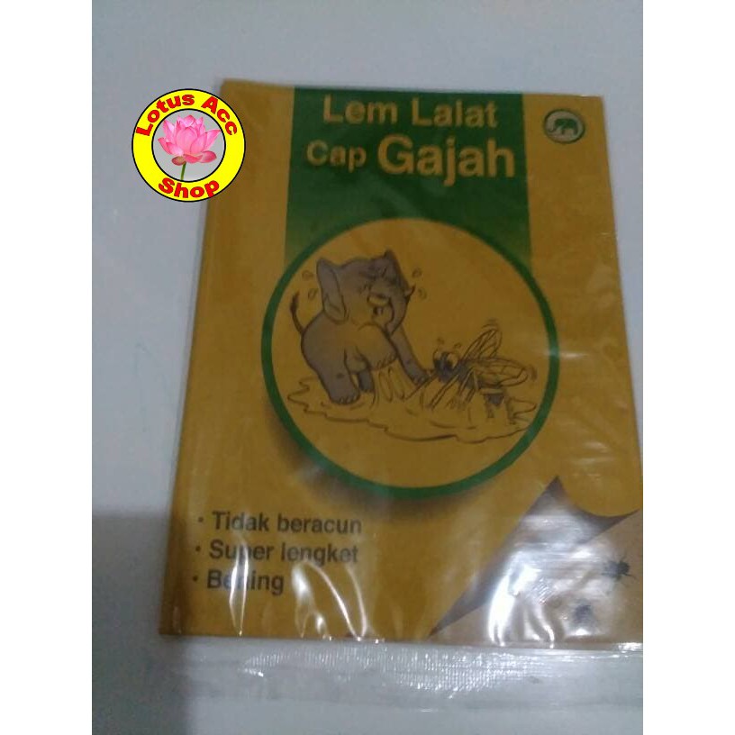 lem lalat kertas cap gajah, lem penangkap lalat, lem cicak, lem nyamuk