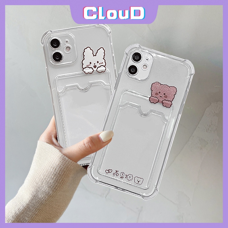 Casing Soft Case + Dompet Kartu Anti Jatuh Untuk Oppo A15 / A54 / A95 / A74 / A16 / A15S / A3S / A35 / A7 / A5S / A12 / A11K