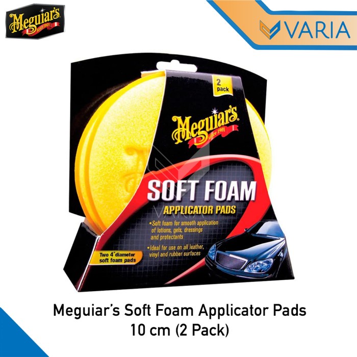 Meguiar's Soft Foam Applicator Pads 10 cm 2 Pcs Spon Meguiars X3070