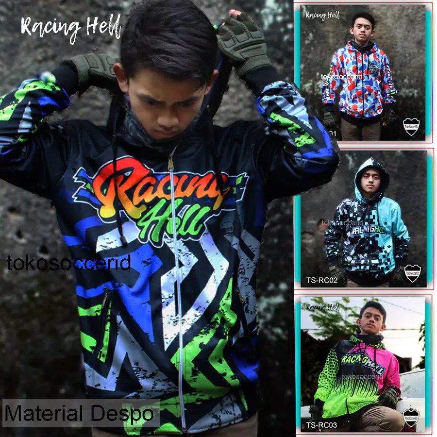 RACING HELL - Jaket Racing Hell Thailook Despo High Quality Full Print