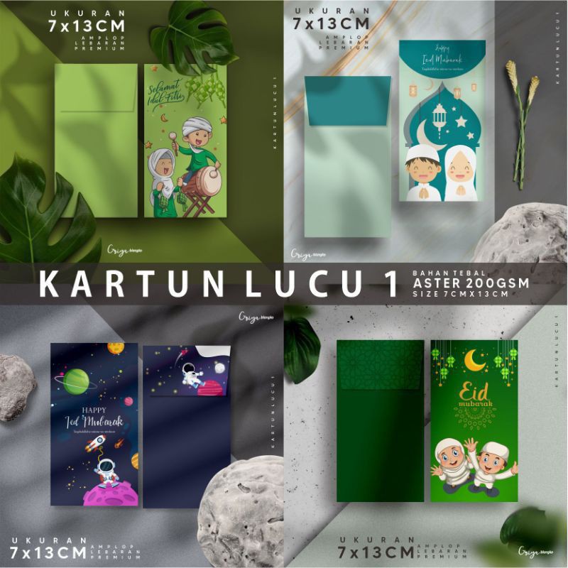 

Amplop Lebaran/ Angpao Lebaran (8 Tema Berbeda)