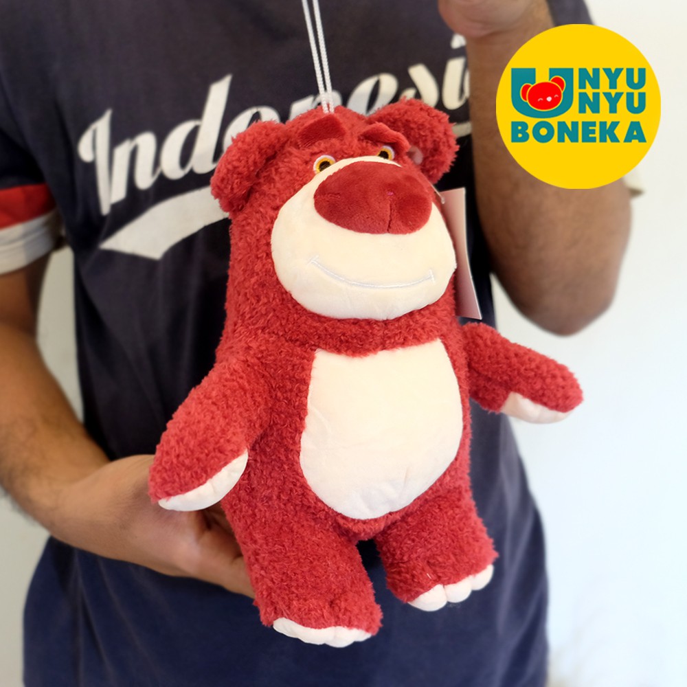 Boneka lotso 25cm ORIGINAL impor, bahan lembut toy story woody jessy buzz