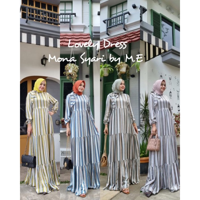 Lovely Dress Original Mona Syar'i By Me
