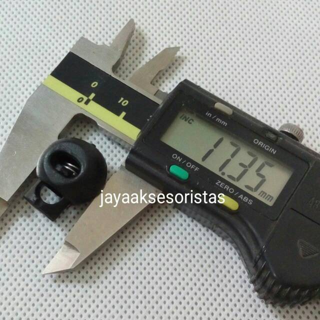 Stopper bulat tali serut plastik buckle tas PP