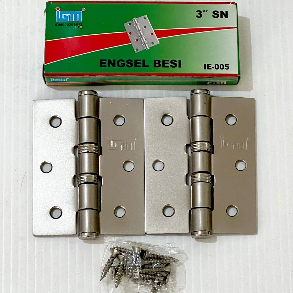 [6SET] Engsel Besi Pintu Bearing Jendela IGM 4 Inch