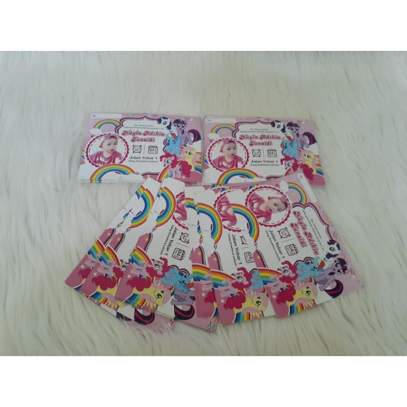 Jual Undangan Ulang Tahun /Pernak Pernik Ulang Tahun/Perlengkapan Ulang