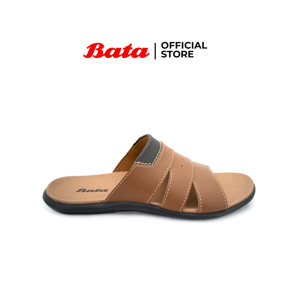 Bata Sandal Pria Skip Brown - 8714199