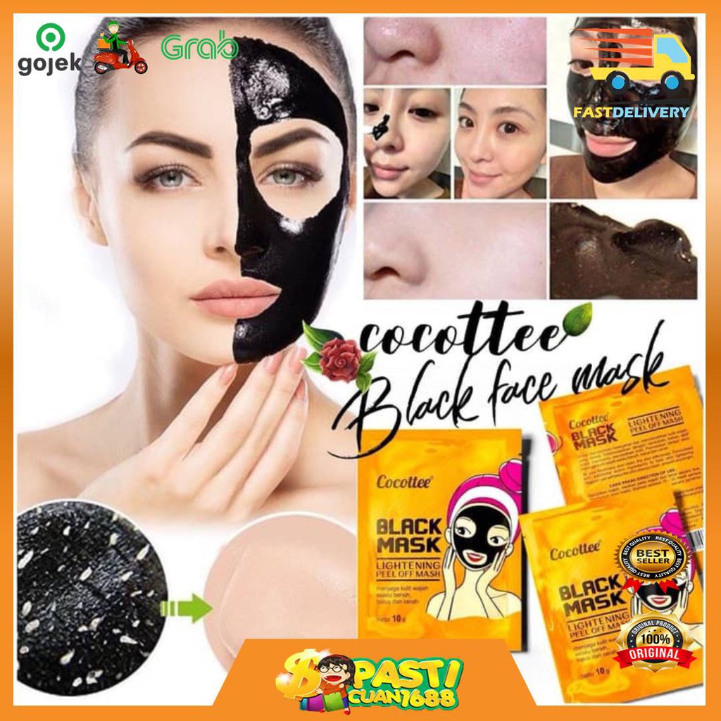 {PACU1688} MASKER COCOTTE BLACK MASK KOMEDO / COCOTTEE BLACK MUD FACE MASK BPOM ORIGINAL