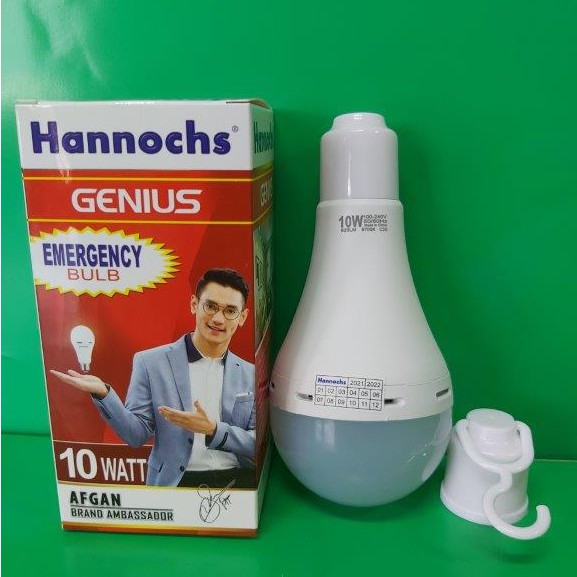 Lampu Hannochs Genius 10 Watt Emergency Hannochs 10 Watt AC DC