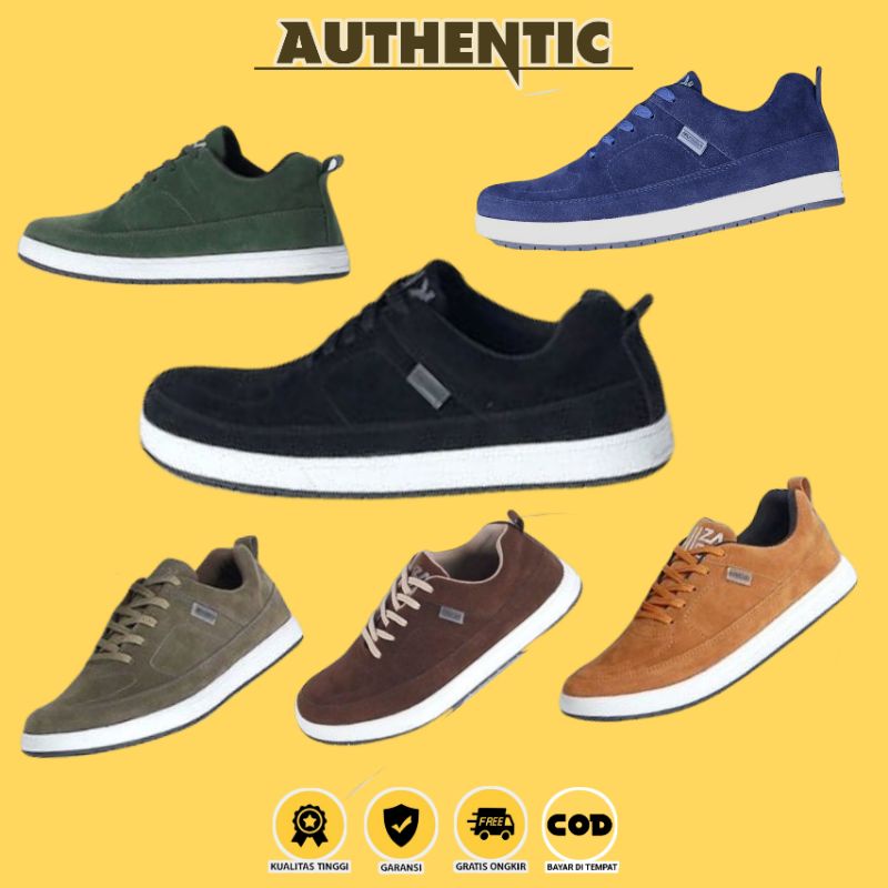 ARGL Sepatu Kasual Pria |Authentic x KZTR| Sepatu Sneakers Pria Casual Suede ORIGINAL