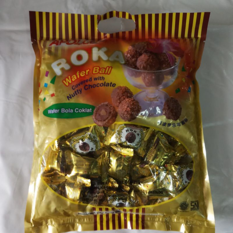 

Apollo Roka Wafer Bola Coklat