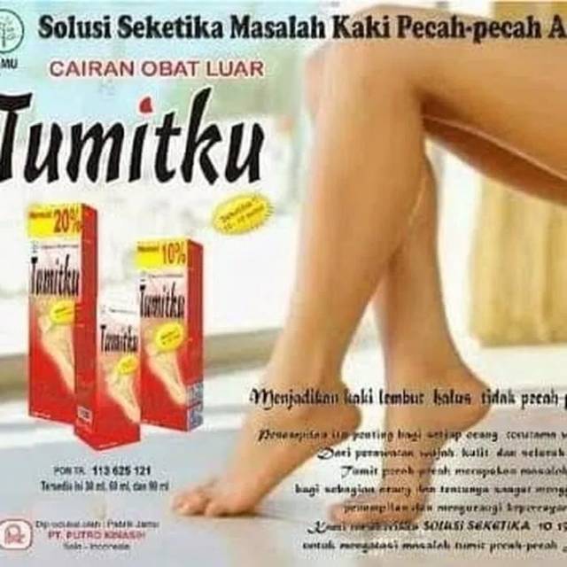 Tumitku 30ml obat kaki pecah pecah BPOM