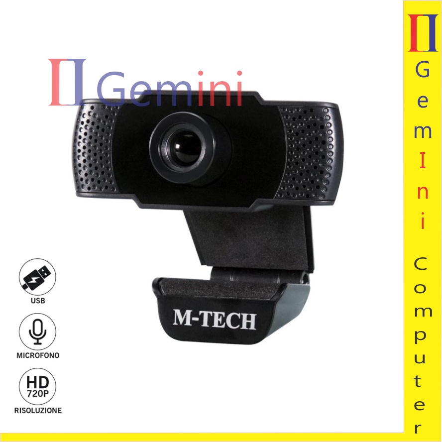 Webcam WB400 M-tech Web Camera 720P HD Mtech