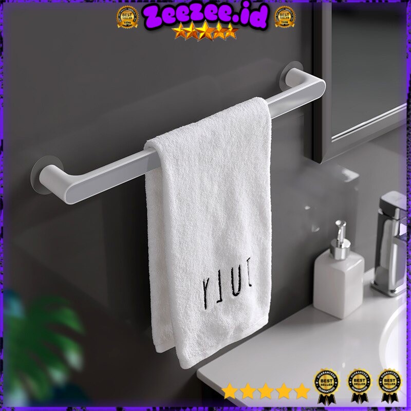 Rak Gantungan Handuk Kamar Mandi Bathroom Towel Holder Hook - E1911 - Gray