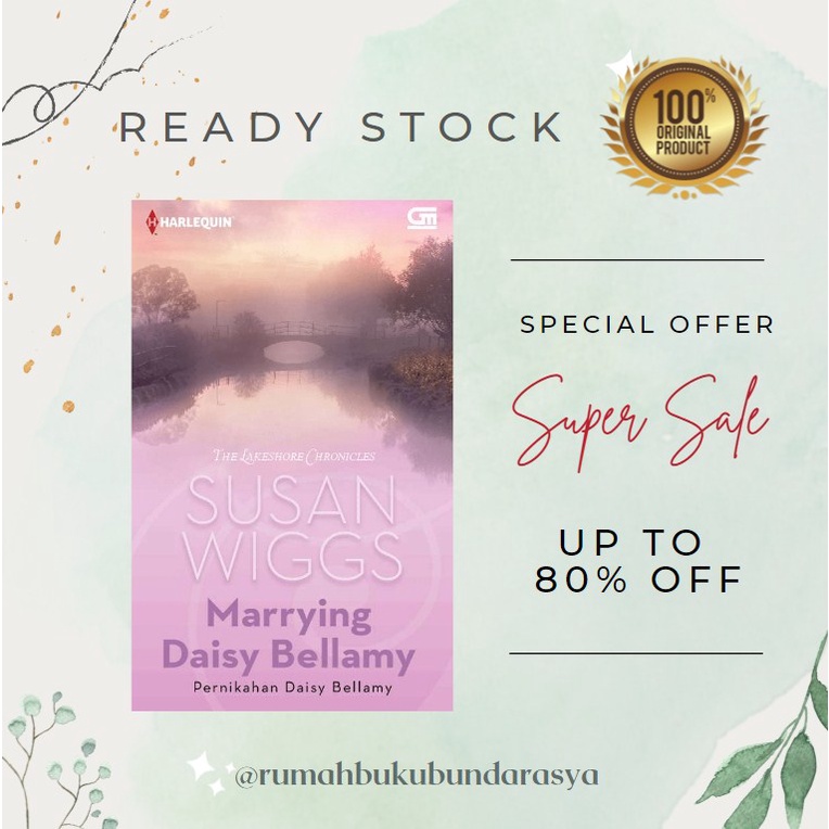 Marrying Daisy Bellamy - Pernikahan Daisy Bellamy Oleh Susan Wiggs novel murah harlequin obral sale terjemahan romantis favorit