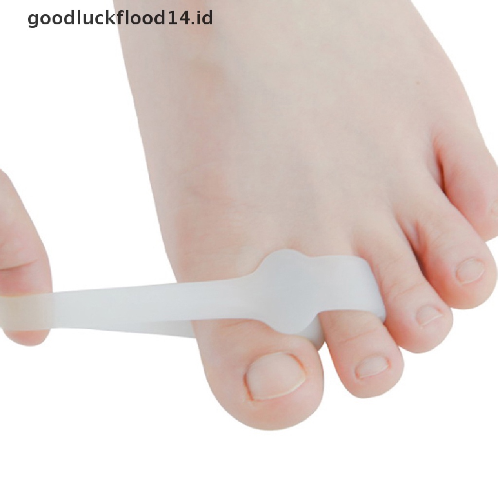 [OOID] 2PCS Silicone Foot Finger Toe Separator Hallux Valgus Corrector Feet Pain Relief ID