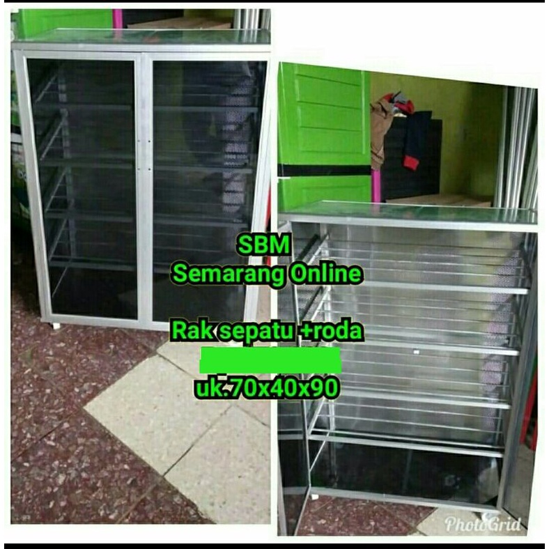 Sbmsemarang - RAK SEPATU SAP 4 RODA/ LEMARI SEPATU/ PERABOT (HANYA SEMARANG)