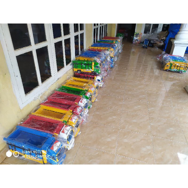 miniatur truck oleng kayu PLAYBOY