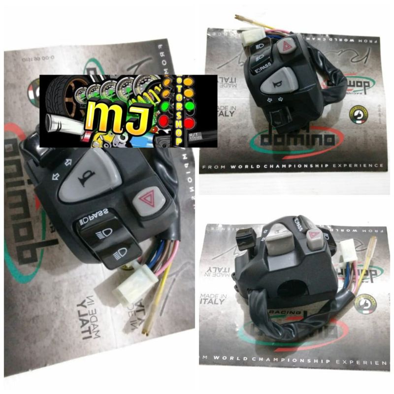 Saklar Kiri Domino Model Ktc Nmax PCX adv aerox Vixion Satria Fu Sonic R15 r25 Tiger rx king DLL