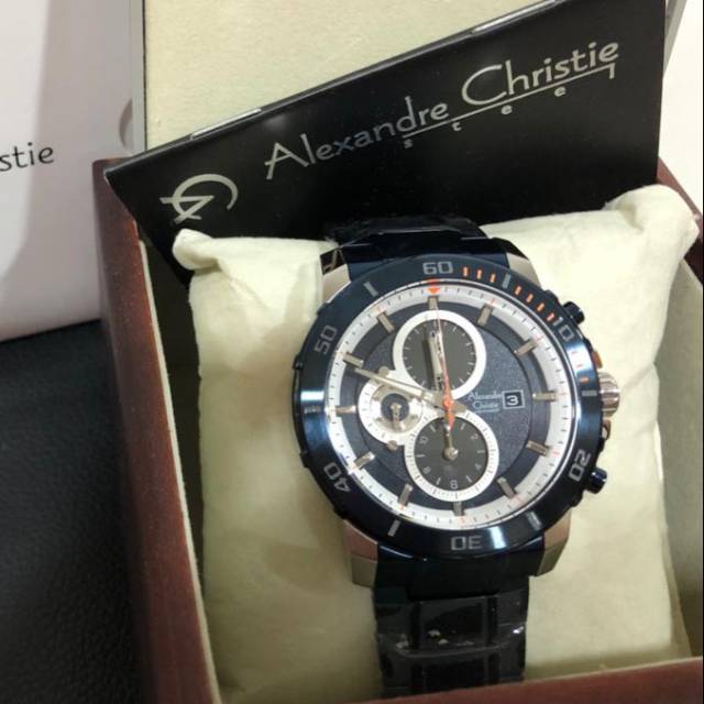 Alexandre Christie AC 6473 Silver Blue
