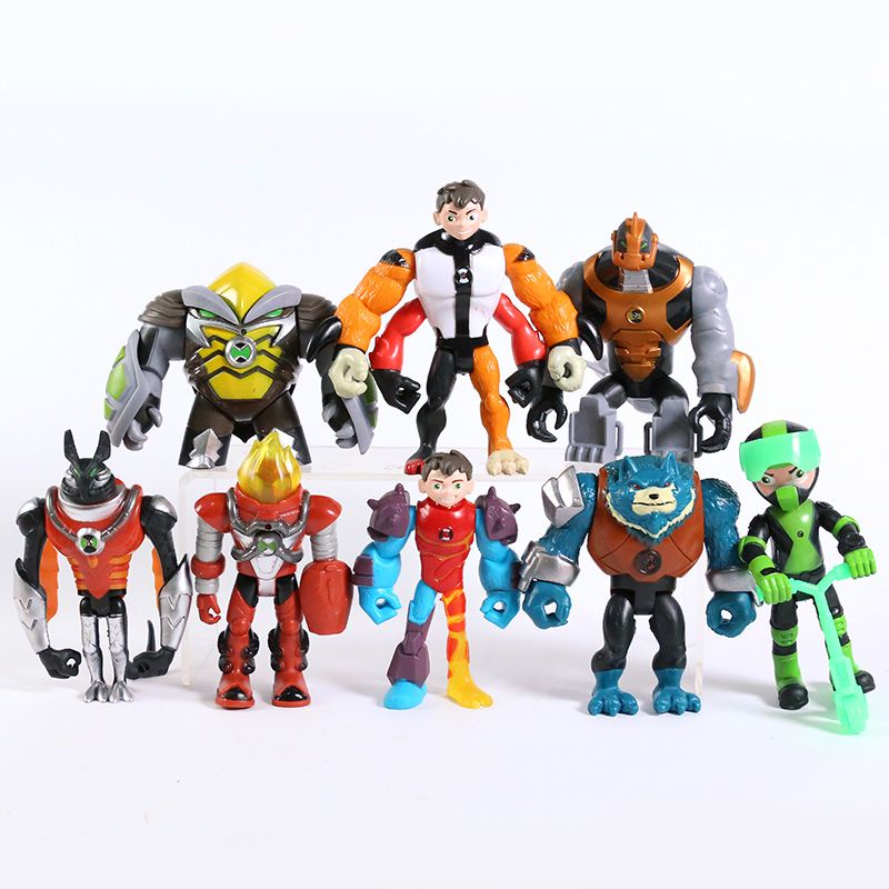 Figure Ben 10 Tennyson Alien Kids Miniatur Hiasan Topper Mainan Ben 10