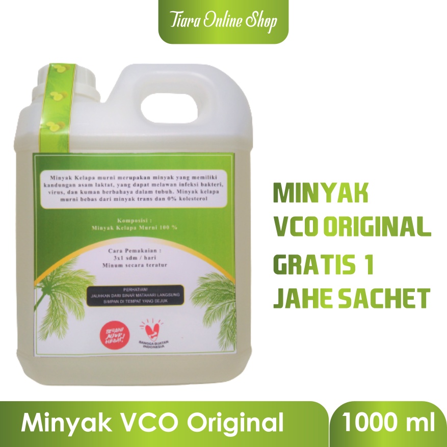 Minyak vco extra virgin coconut oil minyak kelapa murni Minyak Kelapa Tua Original Gratis 1 Jahe sachet