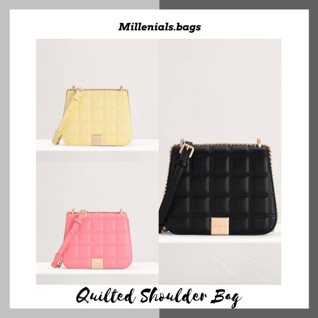 Pdr quilted shoulder bag