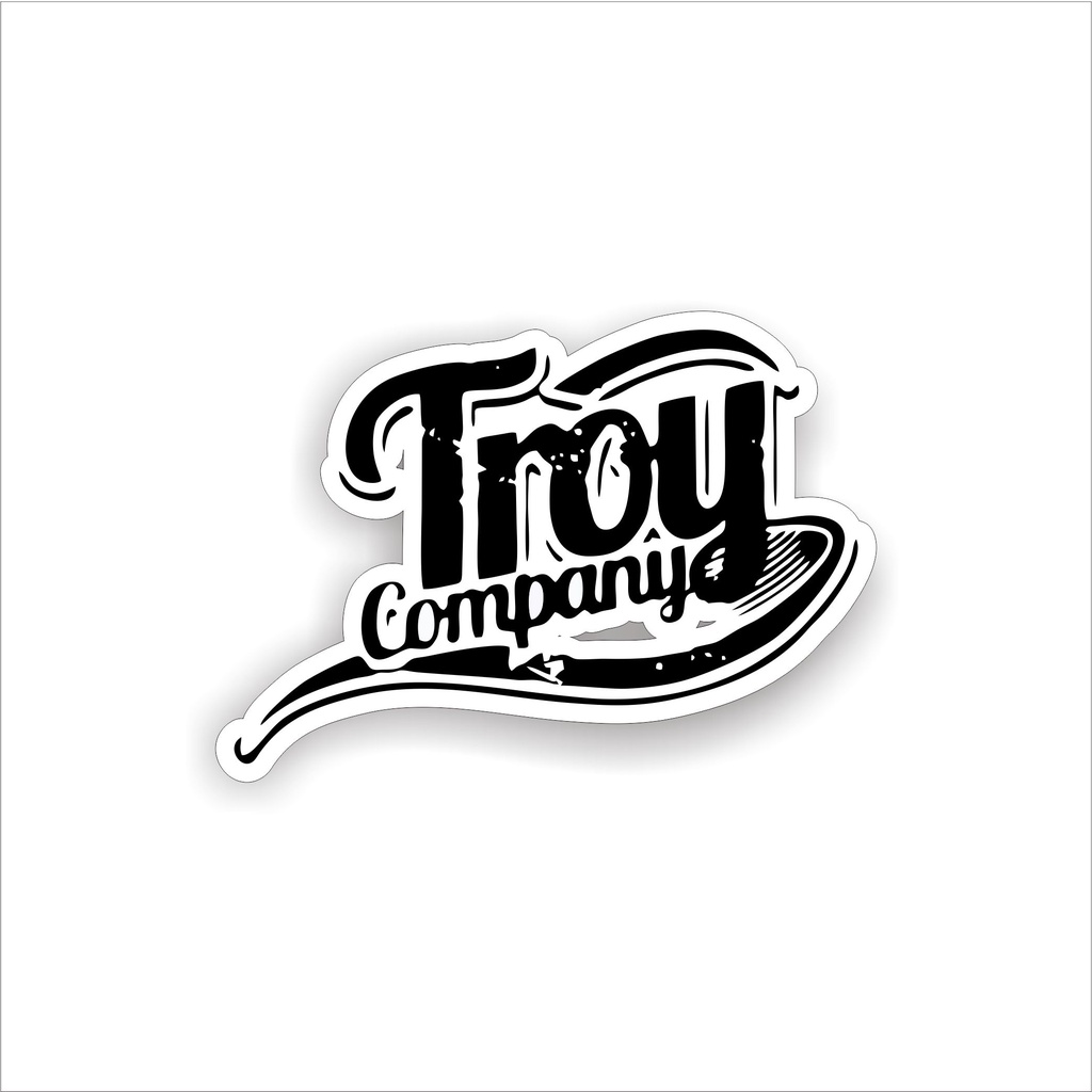 Stiker BRAND STICKER BRAND STIKER DISTRO STIKER TROY STIKER LAPTOP