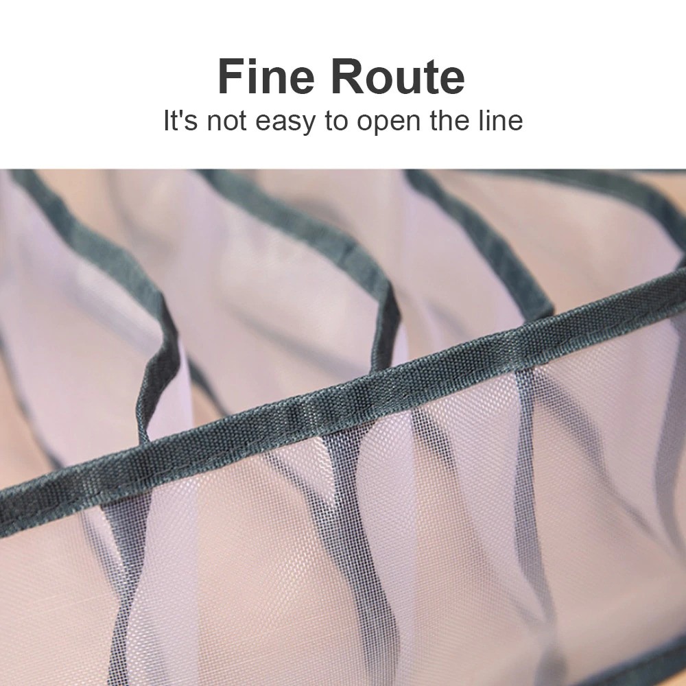 Kotak Sekat Pembatas Pakaian Closet Organizer Storage Bra Box 6 Grid - M1467