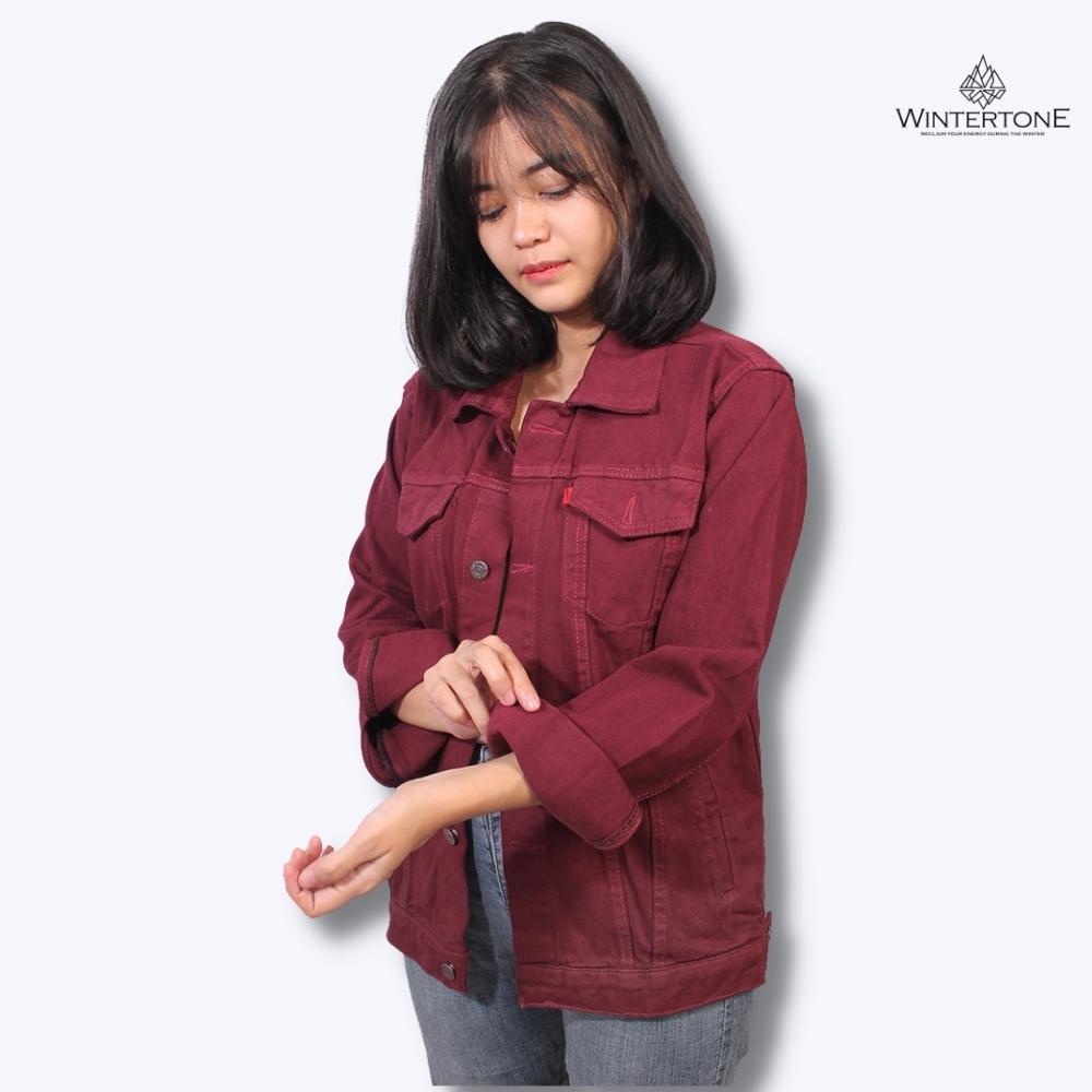 Jaket Denim Hijau Army Pria Jket Jeans Trucker Cowok Tebal Distro Premium Jacket Jins Oversize