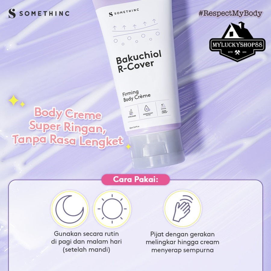 Somethinc Bakuchiol R-Cover Firming Body Creme Stretch Mark Cream