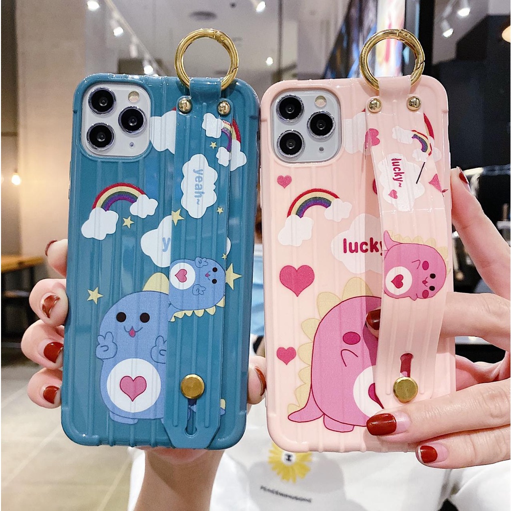 Case Luggage City + Holder Samsung A71 - Oppo A91