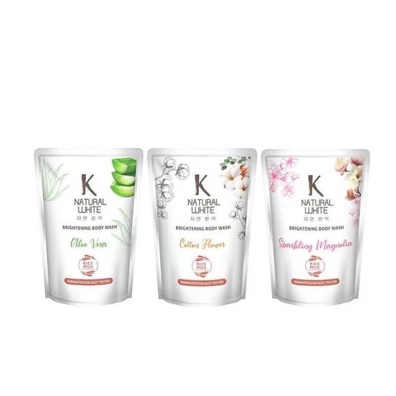 K Natural White Brightening Body Wash Refill